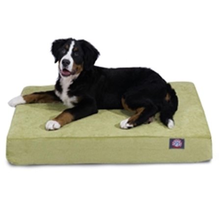 MAJESTIC PET Apple Villa Medium Orthopedic Memory Foam Rectangle Dog Bed 78899551470